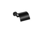 Toilet Roll Holder with cover Μαύρο Ματ SANCO