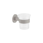 Glass Holder wall Mounted Τσιμέντο Γκρι Ματ SANCO
