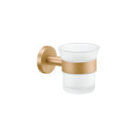 Glass Holder wall Mounted PVD Warm Bronze Brushed SANCO