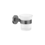 Glass Holder wall Mounted PVD Gun Metal Brushed SANCO