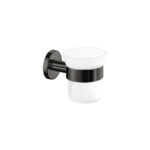 Glass Holder wall Mounted PVD Gun Metal Polished SANCO