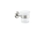 Glass Holder wall Mounted PVD Νίκελ Steel SANCO
