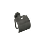 Toilet Roll Holder with cover Dark Bronze Mat SANCO
