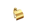 Toilet Roll Holder with cover PVD Golden Brass Polished SANCO