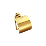 Toilet Roll Holder with cover PVD Golden Brass Polished SANCO