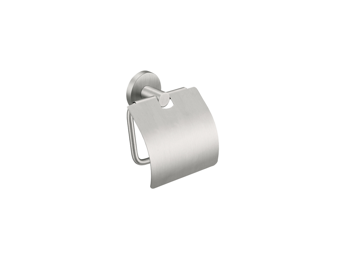 25917-PVD-11BR Toilet Roll Holder with cover PVD Νίκελ Steel SANCO - Image 1