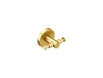 Διπλό Άγκιστρο Μπουρνουζιού PVD Golden Brass Brushed SANCO