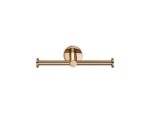 Double Toilet Roll Holder PVD Warm Bronze Polished SANCO