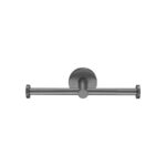 Double Toilet Roll Holder PVD Gun Metal Brushed SANCO