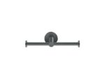 Double Toilet Roll Holder Ανθρακί Grain SANCO