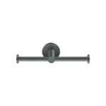 Double Toilet Roll Holder Ανθρακί Grain SANCO