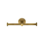 Double Toilet Roll Holder Bronze Mat SANCO
