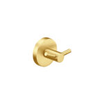 Διπλό Άγκιστρο Μπουρνουζιού PVD Golden Brass Brushed SANCO