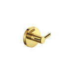 Διπλό Άγκιστρο Μπουρνουζιού PVD Golden Brass Polished SANCO