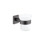 Glass Holder wall Mounted Σκούρο Γραφίτη SANCO