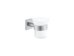 Glass Holder wall Mounted PVD Νίκελ Steel SANCO
