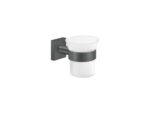 Glass Holder wall Mounted Ανθρακί Grain SANCO