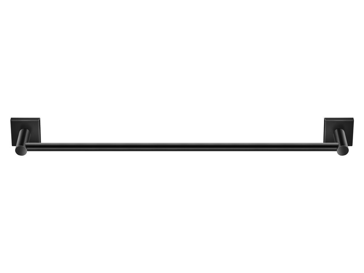 26704-Μ116 Single Towel Rail (60cm) Μαύρο Ματ SANCO - Image 1