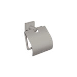 Toilet Roll Holder with cover Τσιμέντο Γκρι Ματ SANCO