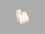 Toilet Roll Holder with cover Μπεζ Ματ SANCO