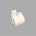 Toilet Roll Holder with cover Μπεζ Ματ SANCO