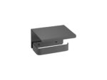Toilet Roll Holder with cover Σκούρο Γραφίτη SANCO