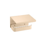 Toilet Roll Holder with cover Mocha Ματ SANCO