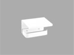 Toilet Roll Holder with cover Λευκό Ματ SANCO