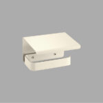 Toilet Roll Holder with cover Μπεζ Ματ SANCO