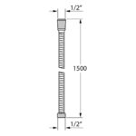 Tiger Ultra Σπιράλ Ντους 150 cm Black 522930744 - Image 5