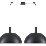 SE21-BL-4-BL2-MS50  ADEPT TUBE Black Metal Shade Pendant+