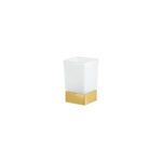 Portable Glass Holder PVD Golden Brass Brushed SANCO