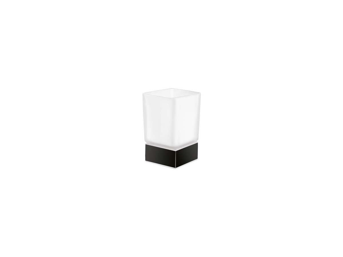 90155-Μ116 Portable Glass Holder Μαύρο Ματ SANCO - Image 1