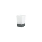 Portable Glass Holder Ανθρακί Grain SANCO