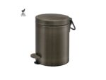 Κάδος Απορριμμάτων Dark Bronze Mat SANCO 5Lt Δαπέδου Soft Closing 20.5x28cm