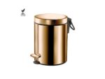 Κάδος Απορριμμάτων PVD Warm Bronze Polished SANCO 5Lt Δαπέδου Soft Closing 20.5x28cm