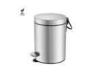 Κάδος Απορριμμάτων PVD Νίκελ Steel SANCO 5Lt Δαπέδου Soft Closing 20.5x28cm