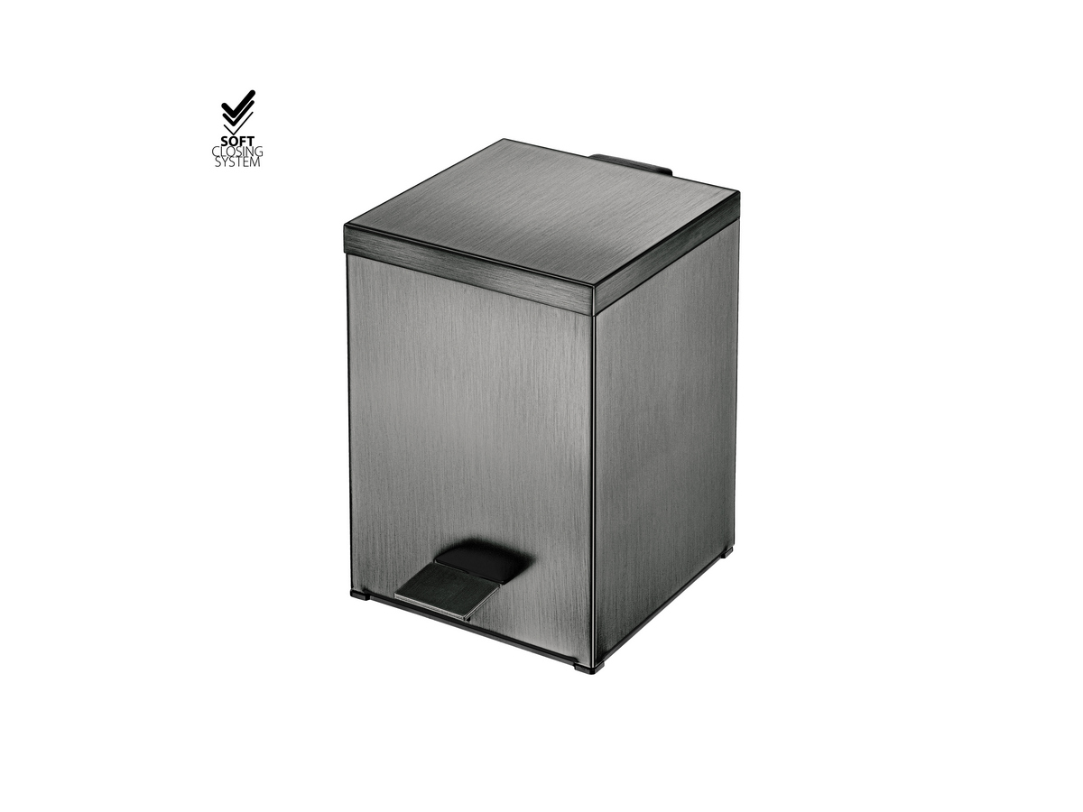 90677-PVD-05BR Κάδος Απορριμμάτων PVD Gun Metal Brushed SANCO - Image 1