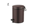 Κάδος Απορριμμάτων Wenge Grain SANCO  5Lt Δαπέδου Soft Closing 20.5x28cm