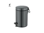 Κάδος Απορριμμάτων Ανθρακί Grain 3Lt  Soft Closing 17x28cm SANCO