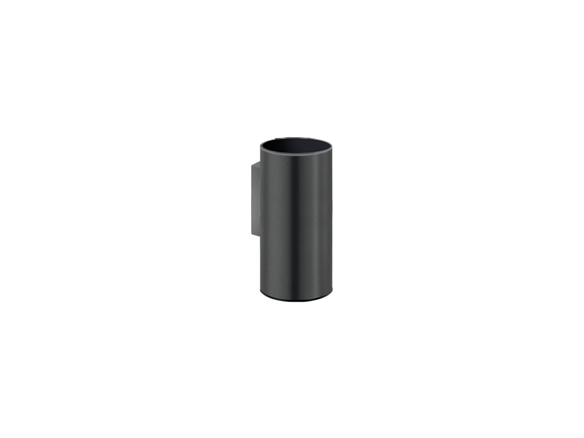 91151-122 Glass Holder wall Mounted Σκούρο Γραφίτη SANCO - Image 1