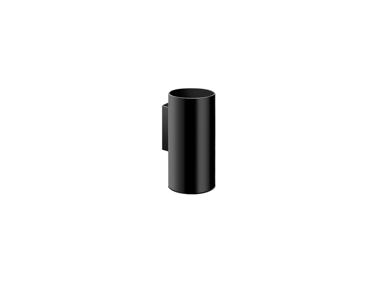 91151-Μ116 Glass Holder wall Mounted Μαύρο Ματ SANCO - Image 1