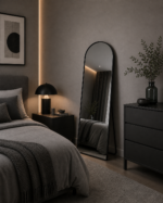 Επιδαπέδιος Καθρέπτης Αλουμινίου 150cm Black MRShome - Image 2