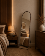 Επιδαπέδιος Καθρέπτης Αλουμινίου 150cm Woodlook MRShome - Image 3
