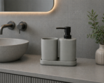 Σετ Μπάνιου από PP 3 Τεμαχίων Grey MRShome - Image 2