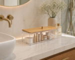 Κουτί Αποθήκευσης Καλλυντικών από PS/Bamboo 23x9.5x6.5cm MRShome - Image 3