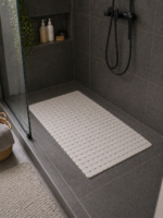 Αντιολισθητικό Πατάκι από TPE 69x39cm Warm Grey 2U MRShome - Image 3
