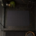 Αντιολισθητικό Πατάκι από TPE 69x39cm Black 6U MRShome - Image 2