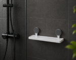 Ράφι Μπάνιου από ABS 32x11.5x11.7cm White/Grey MRShome - Image 3