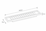 Ραφάκι Μπανιέρας Bamboo 64.5x15cm MRShome - Image 4